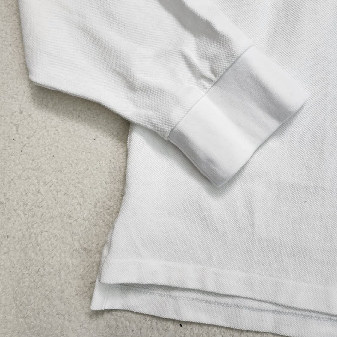 RALPH LAUREN 카라 긴팔티 화이트 L 상품이미지3