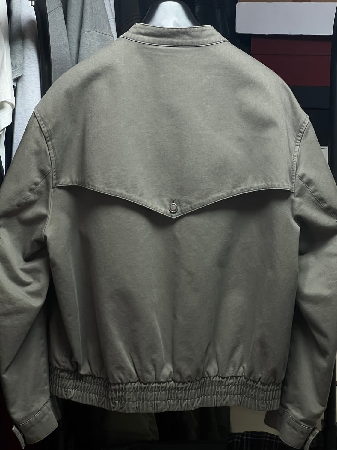 벨리에 세리프 해링턴 자켓 올리브 판매 상품이미지4