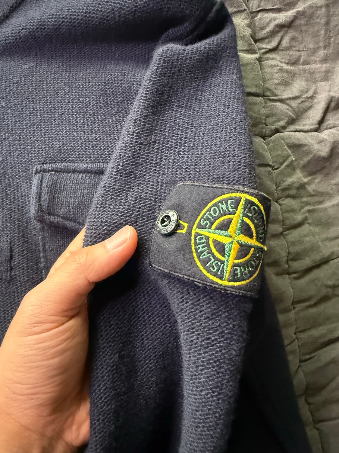 스톤아일랜드 니트 반집업 상품이미지2