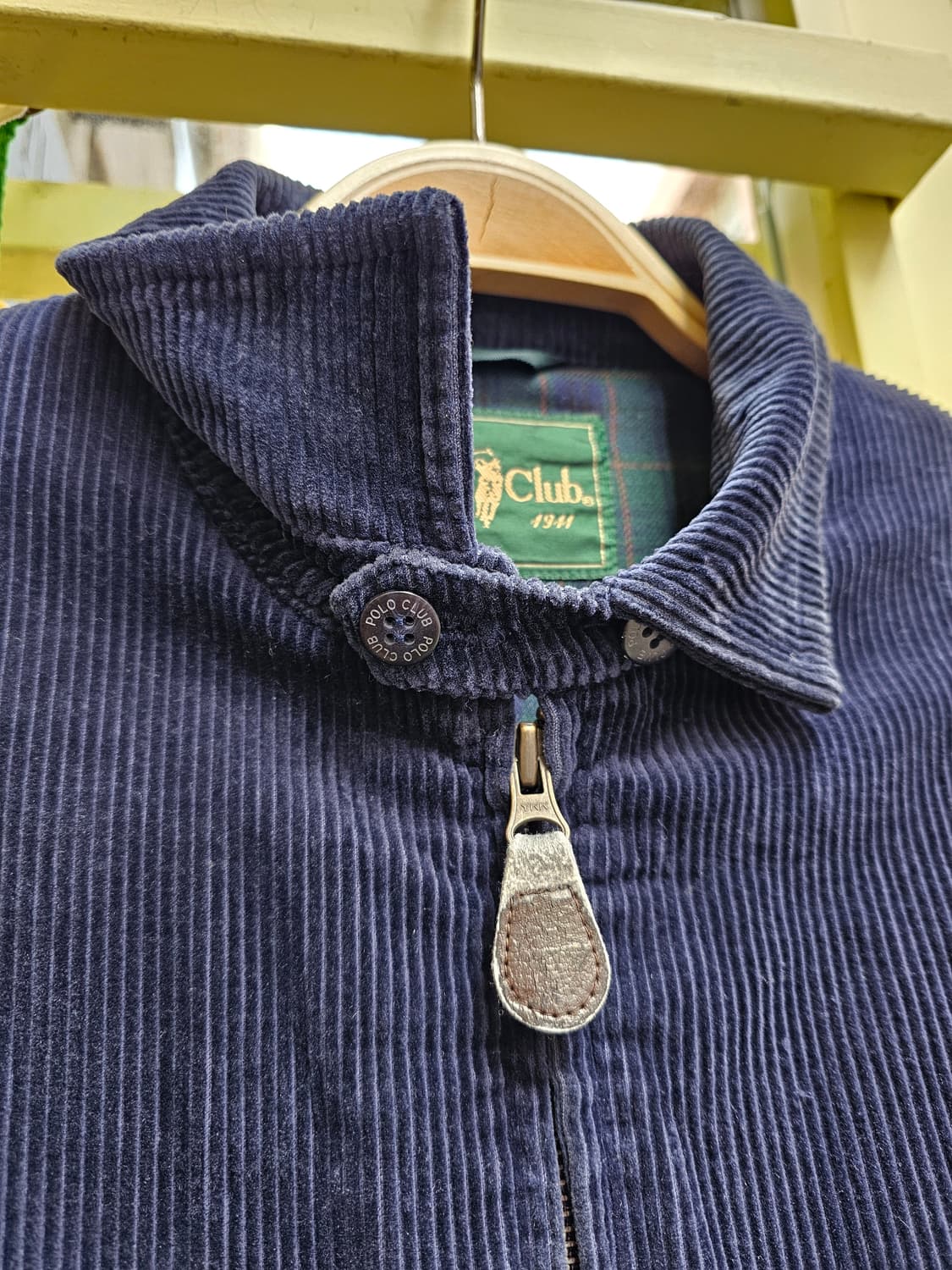 Polo club 네이비 코듀로이 블루종 상품이미지5