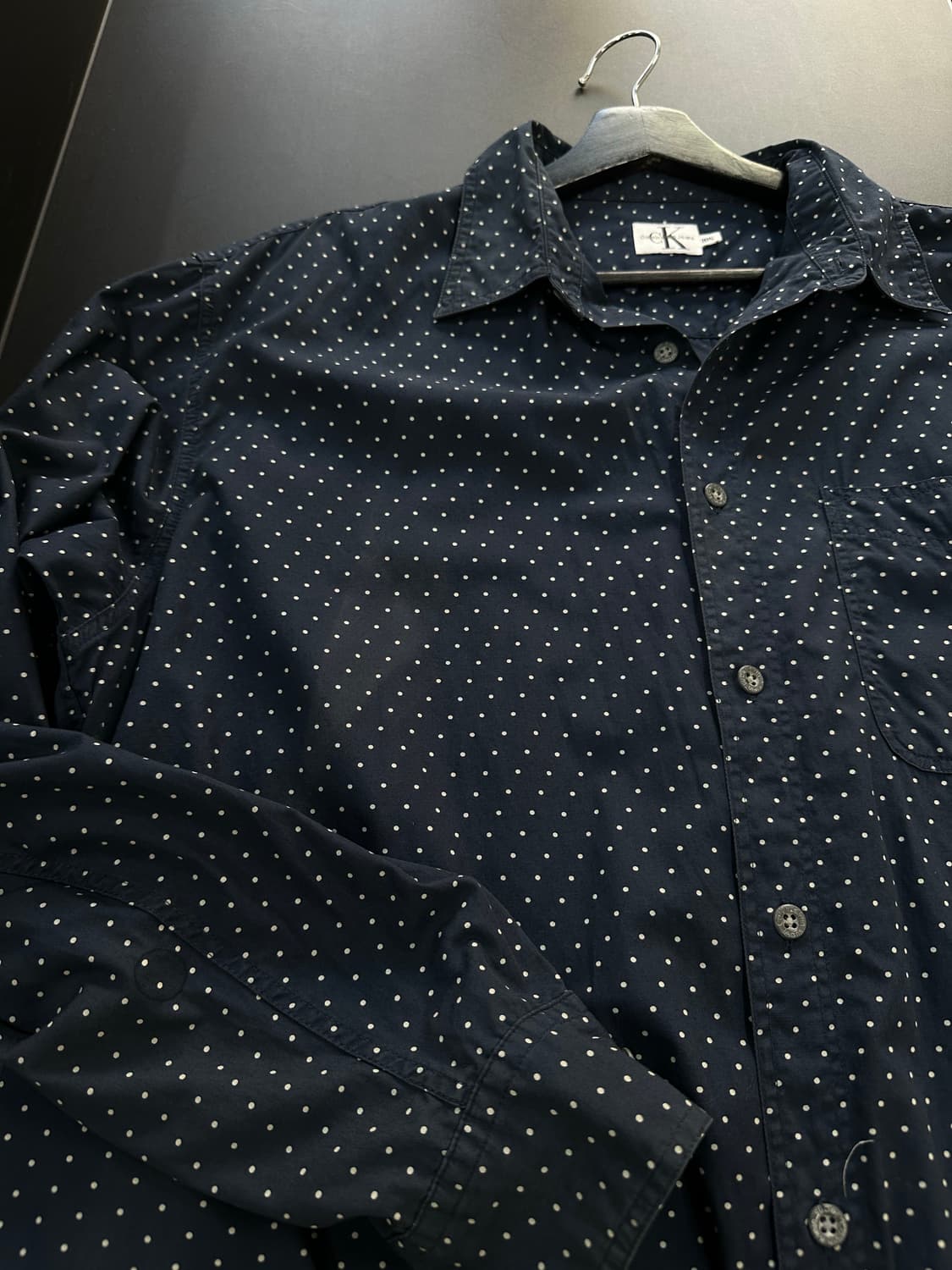 캘빈클라인 도트 긴팔셔츠 상품이미지5