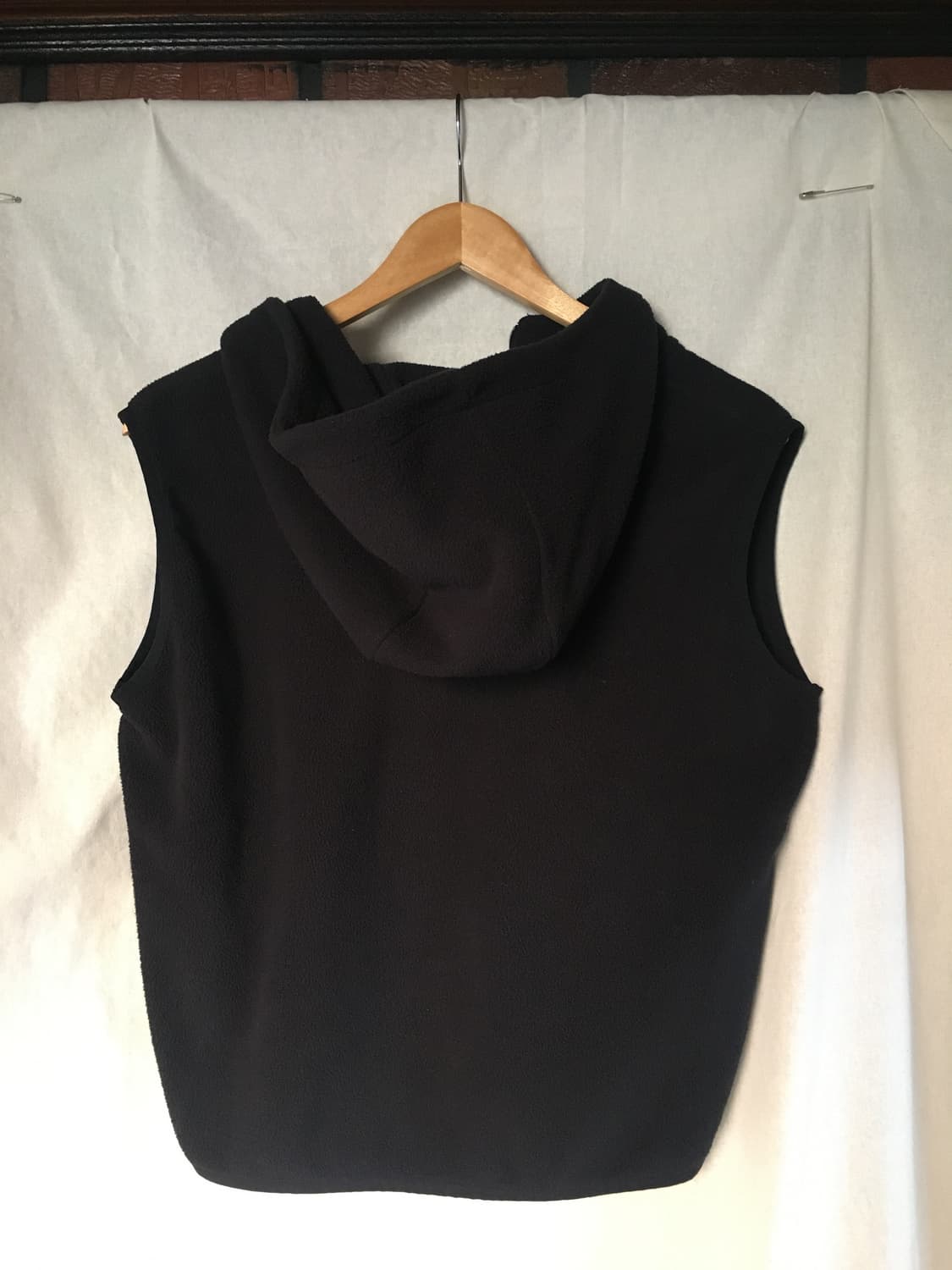 미세키서울 hoodie zip-up vest BLACK 상품이미지7