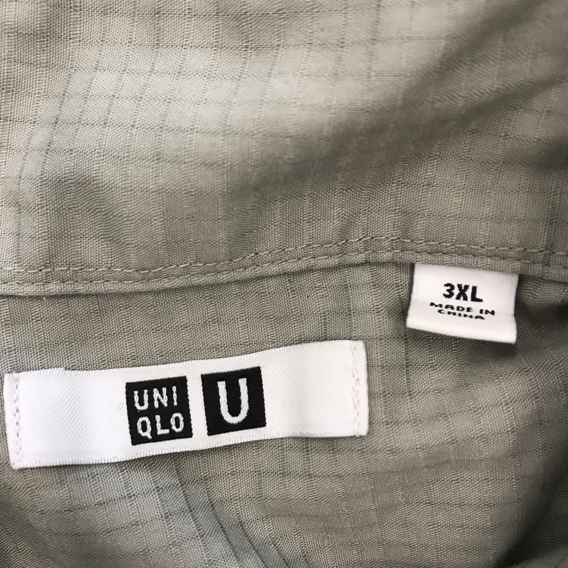 유니클로U 립스탑 오버사이즈셔츠 [3XL] 상품이미지4