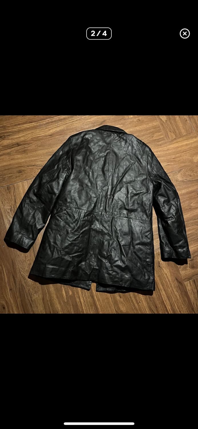 캘빈클라인 레더 블랙 가죽 카코트(머듈,꼼데가르송 옴므) 상품이미지6