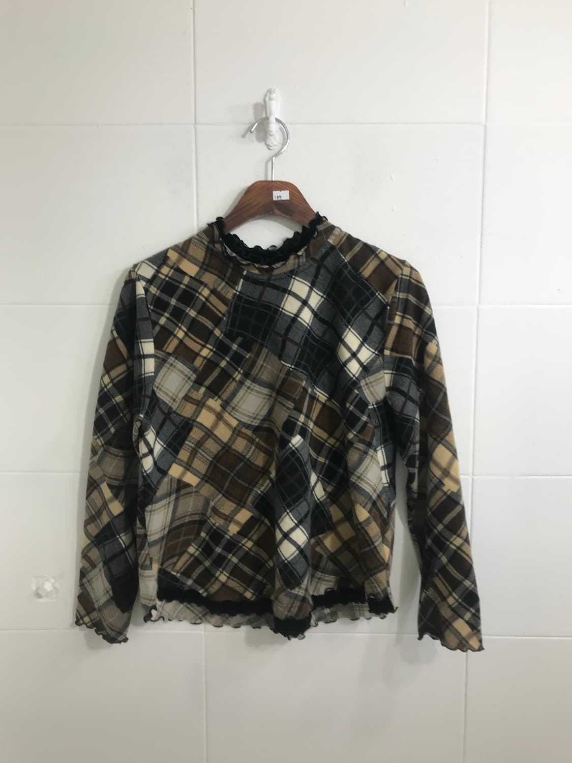 베이지 케이프 코트 니트 모리걸 겨울 코디세트 상품이미지6