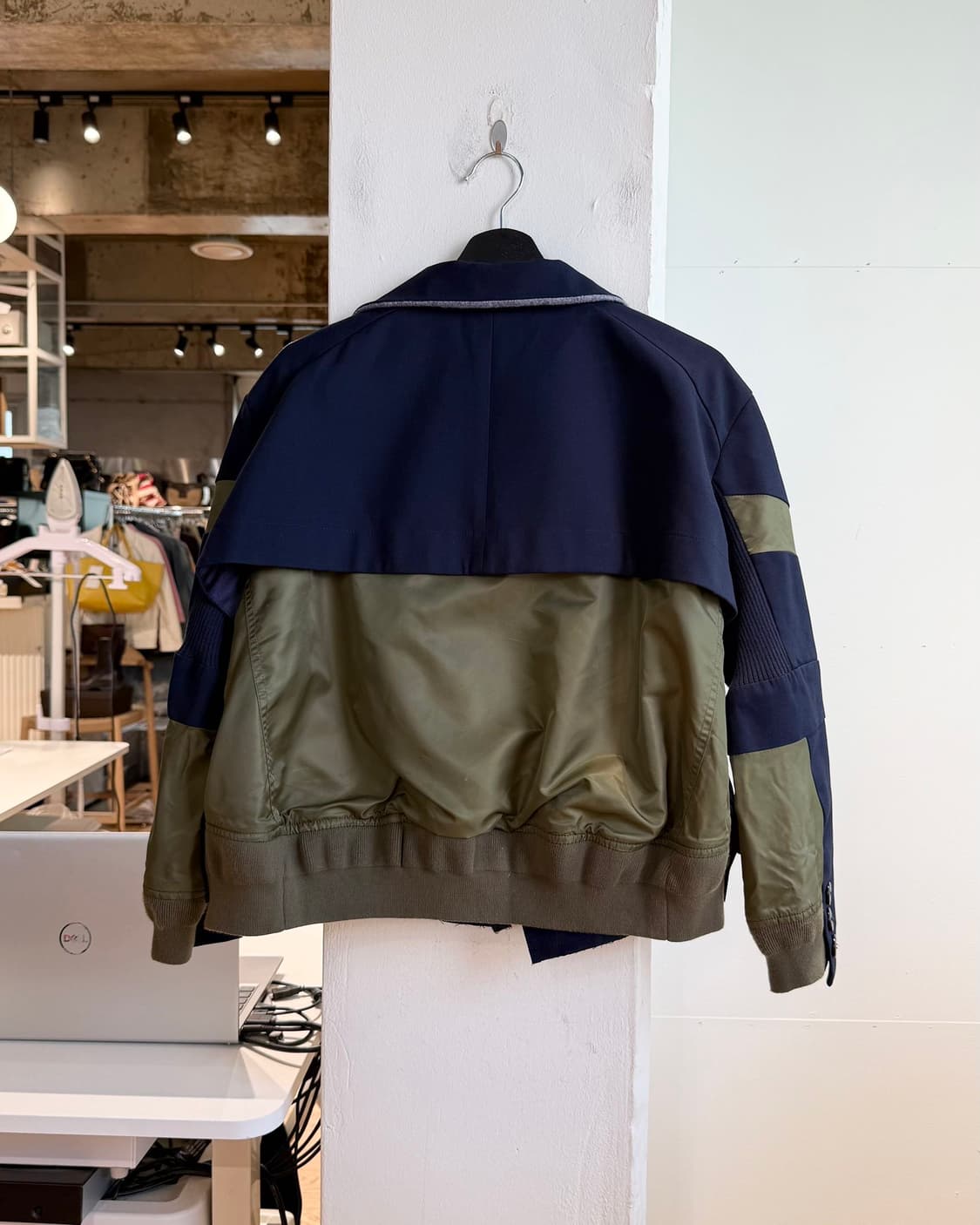 사카이 네이비 크롭 블레이저 자켓  상품이미지6