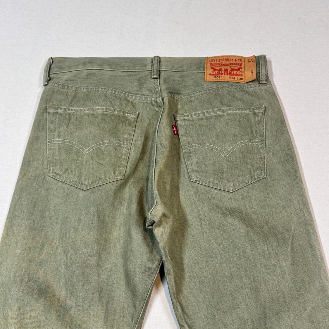34inch) 리바이스 501 버튼플라이 리지드 데님 청바지 상품이미지2