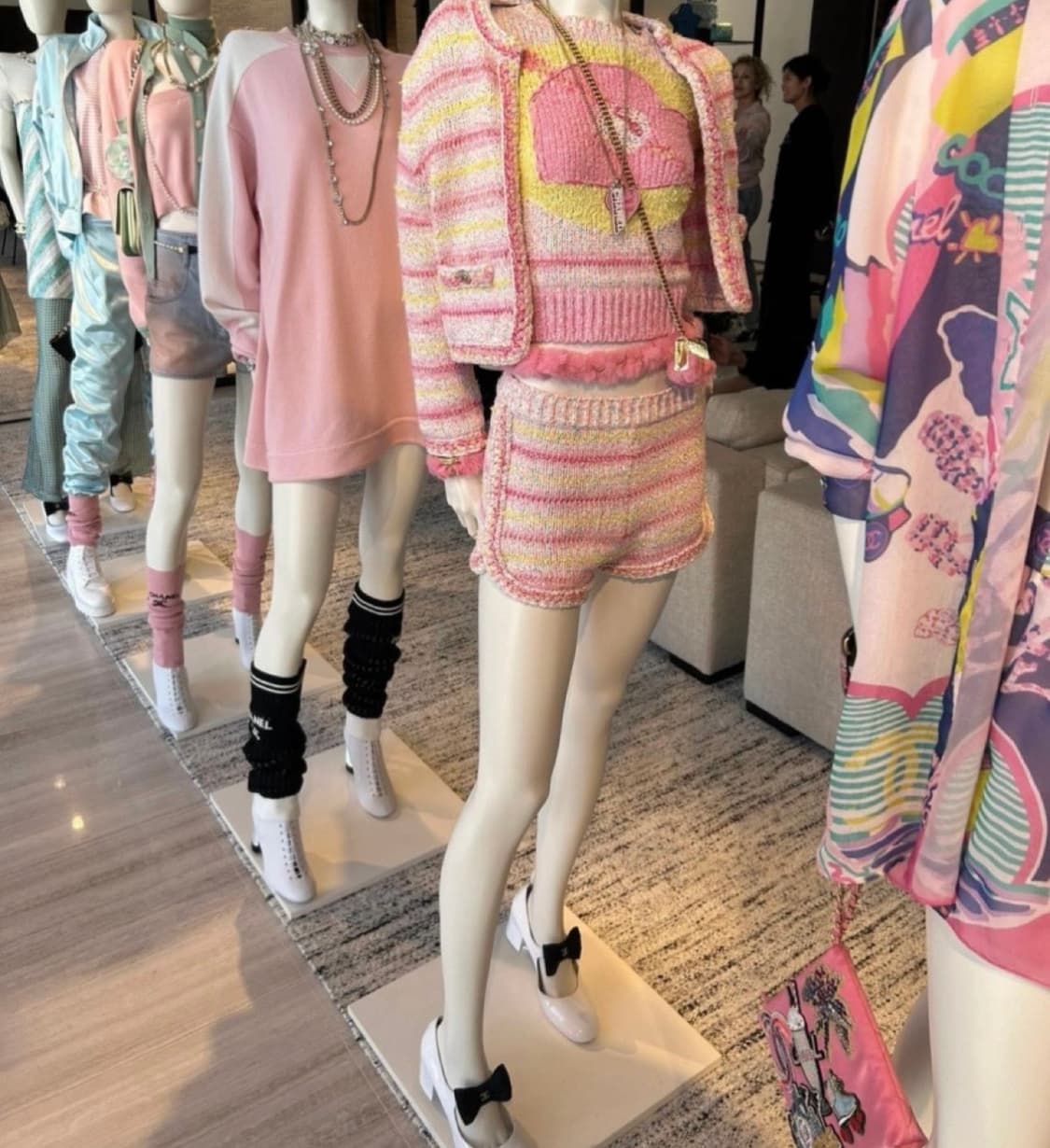 샤넬 코코네쥬 니트 반팔 38 상품이미지3