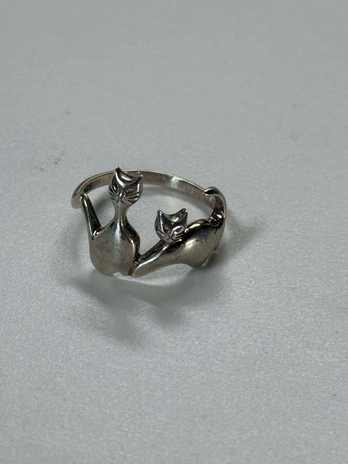 Silver 925 cat ring 상품이미지2