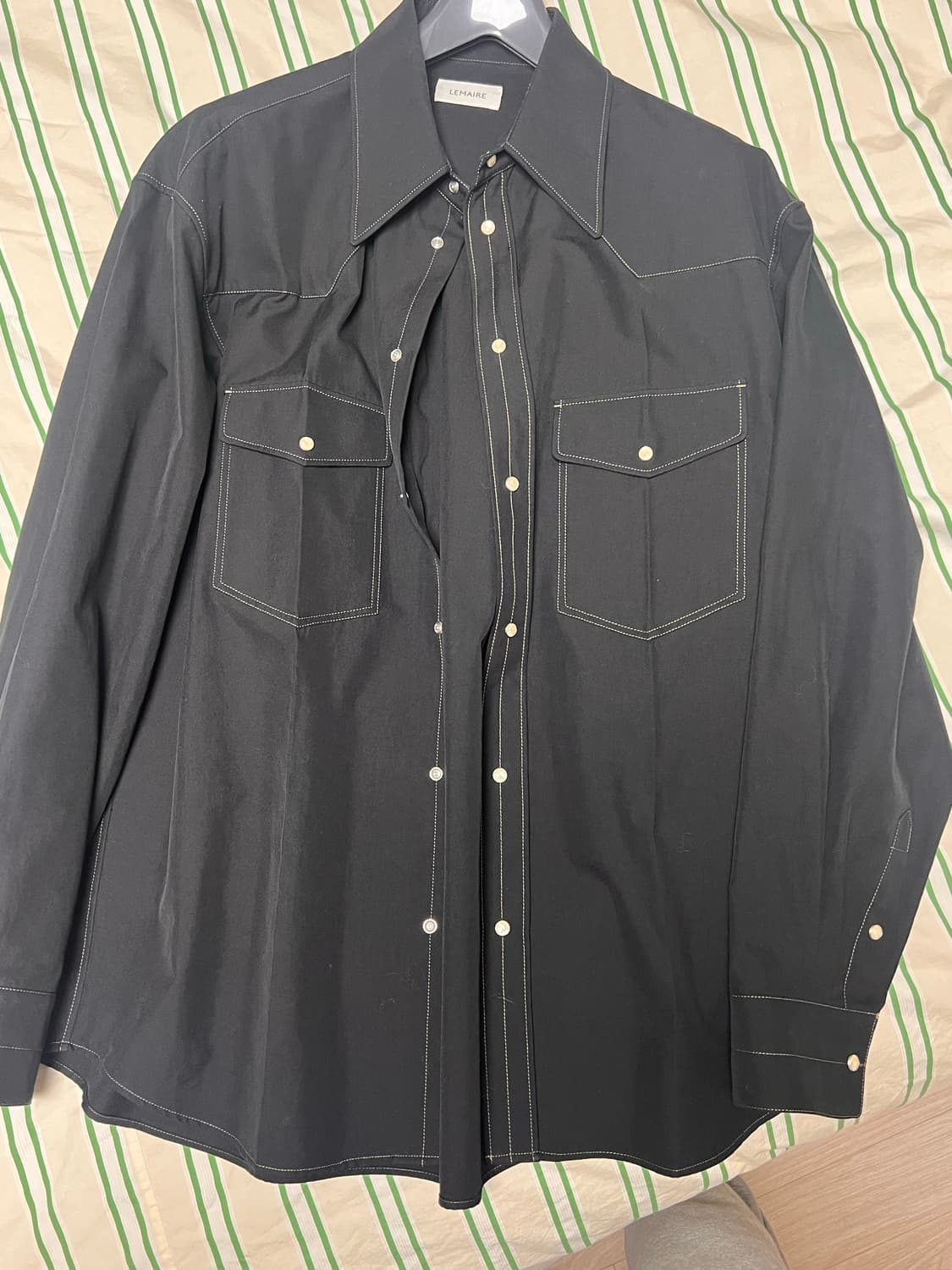 [48] 르메르 25fw 웨스턴셔츠 블랙 상품이미지2