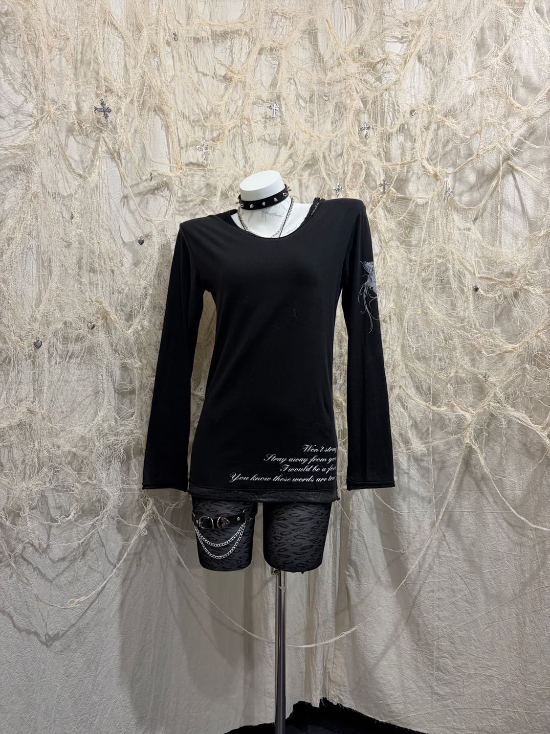 00's Gothic detail long sleeve 상품이미지2