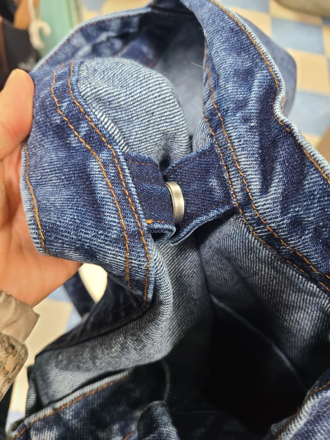 마뗑킴 데님 가방 숄더백 쇼퍼백 상품이미지5