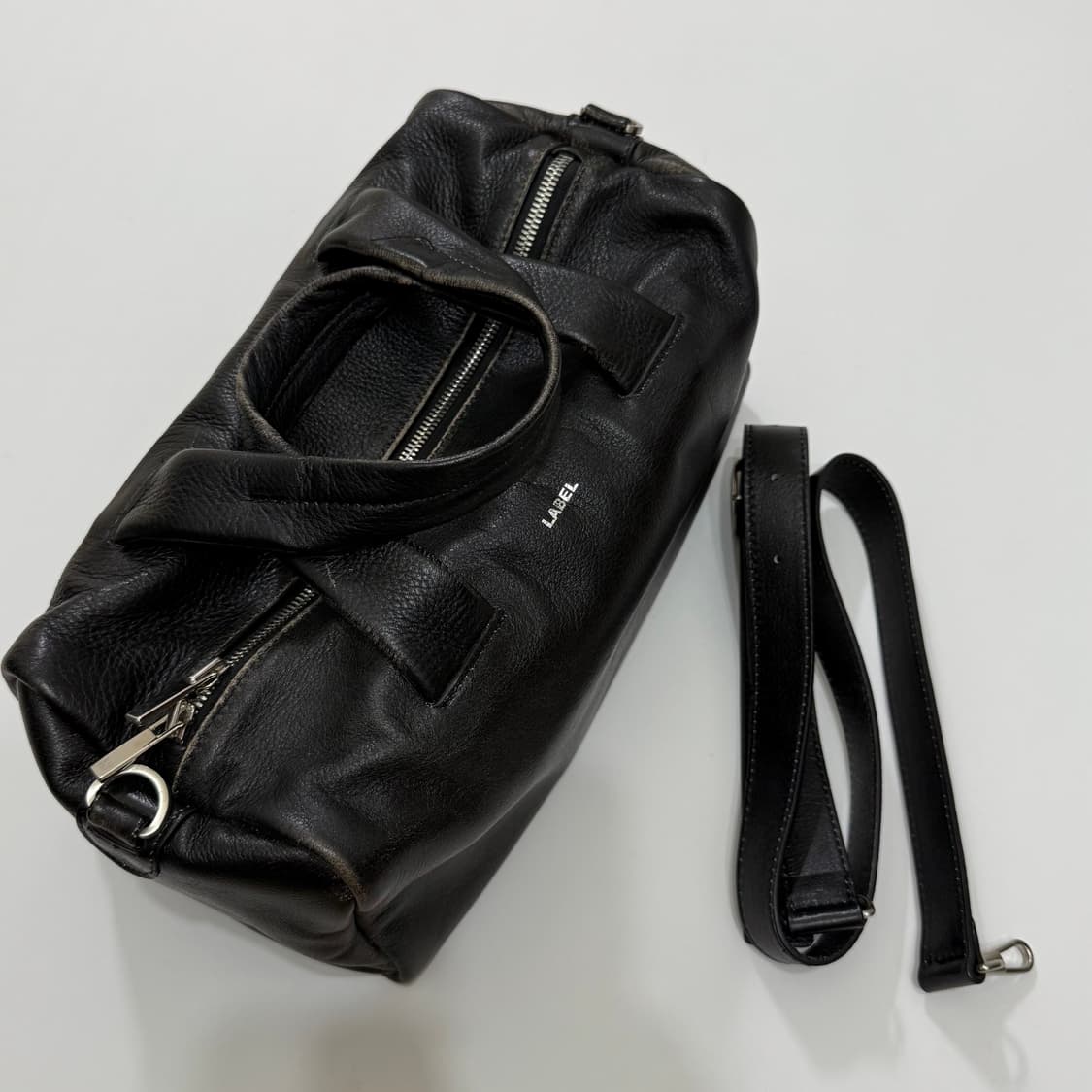 라벨아카이브 Ron Bag 블랙 tan 가방 상품이미지5