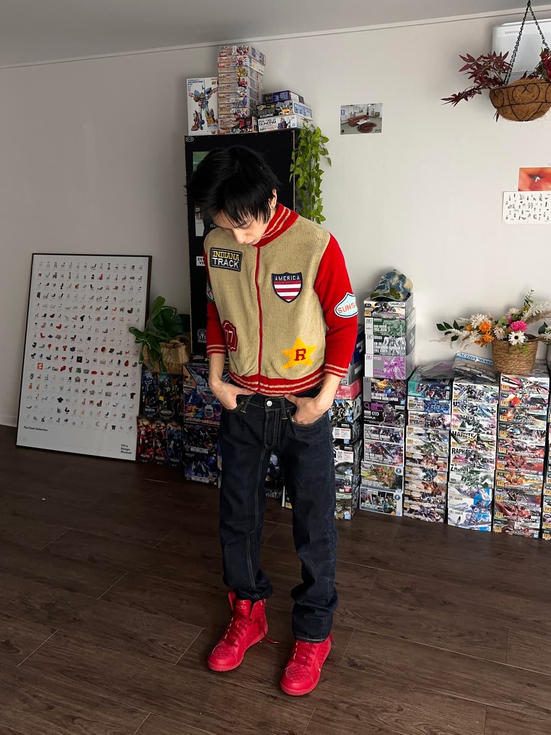 Evisu 08 "3D DIACOCK" 자수 셀비지 진 상품이미지3