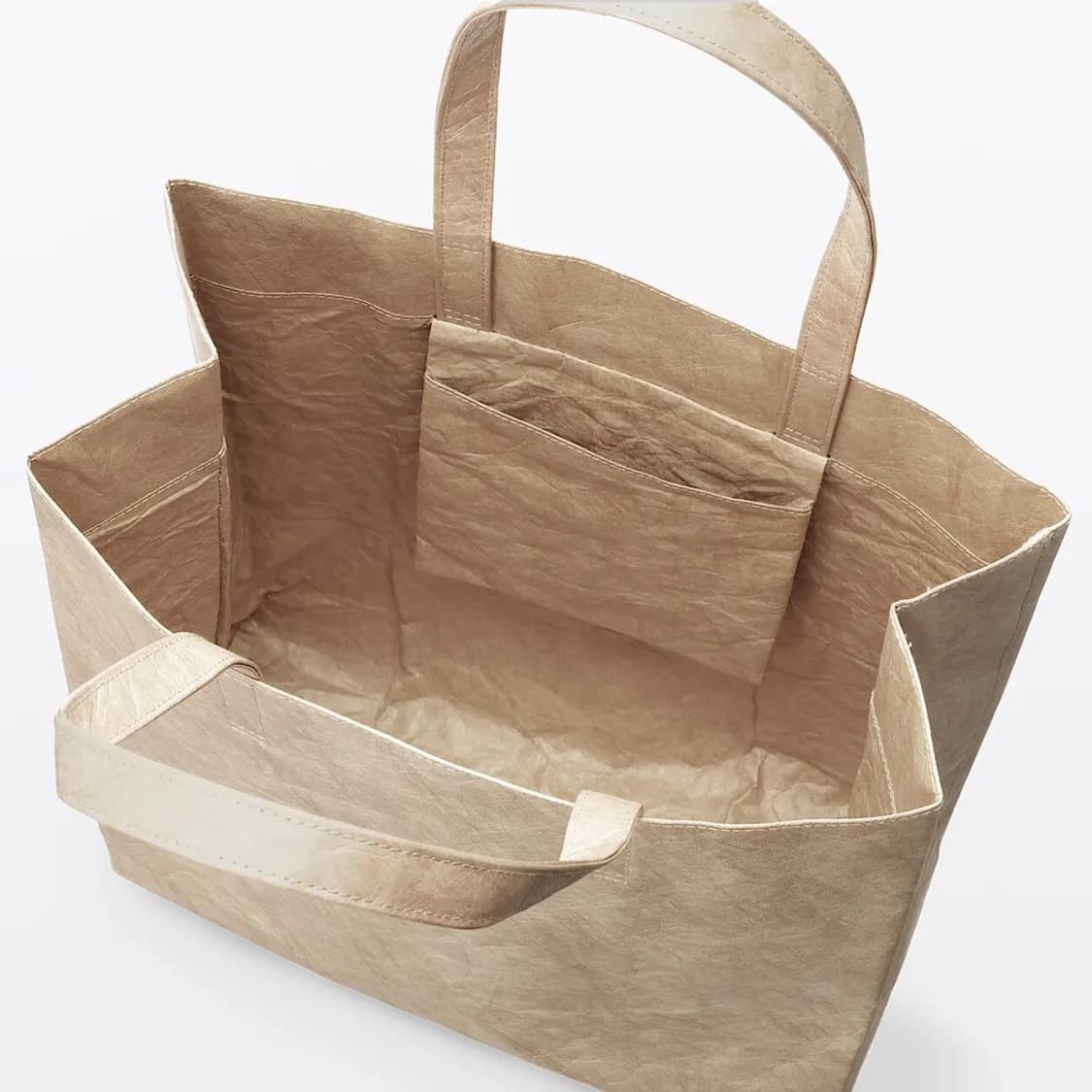 Muji 무인양품 페이퍼 라이크 토트백 내부 포켓 상품이미지5