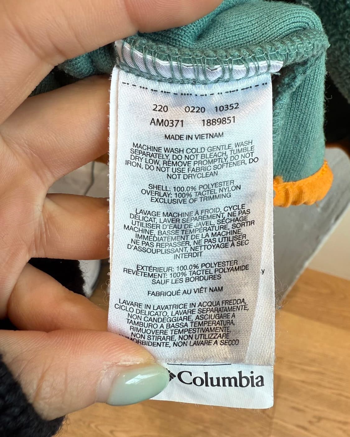 컬럼비아 그린 아노락 플리스 상품이미지9