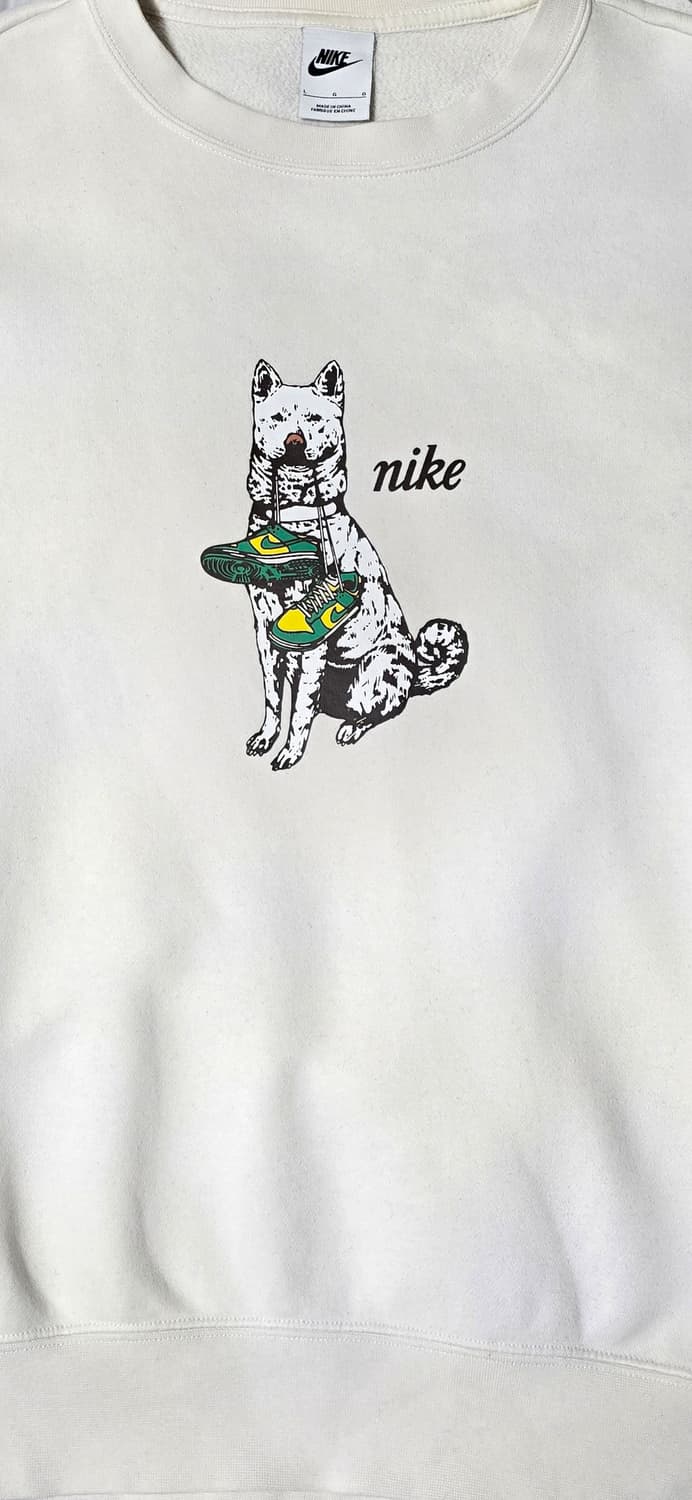 나이키 강아지 프린팅 맨투맨 L 상품이미지5