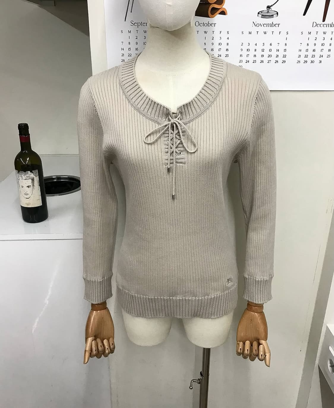 버버리 로고 골지 니트 상품이미지7