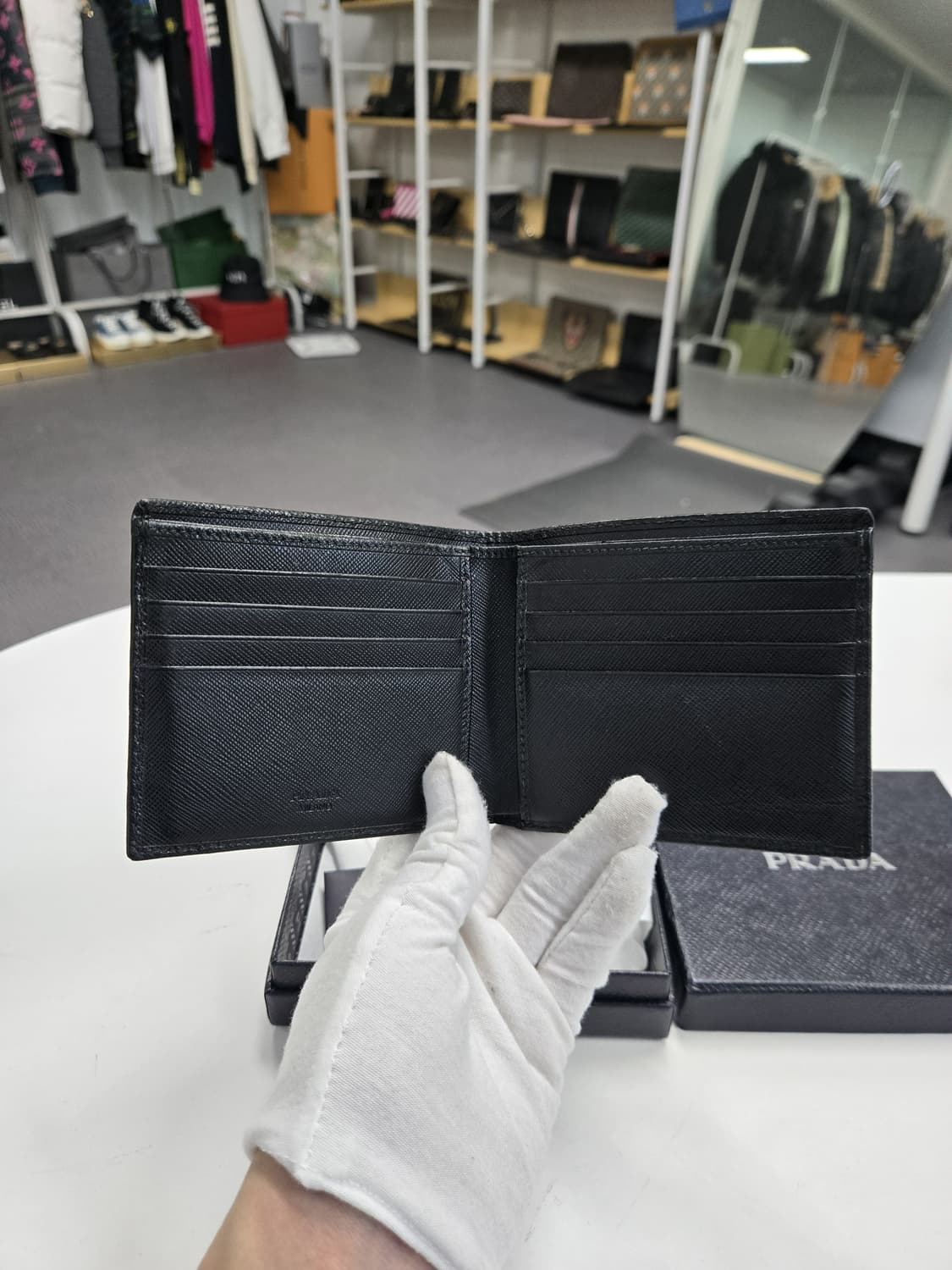 [A급컨디션]프라다 사피아노 반지갑 상품이미지5