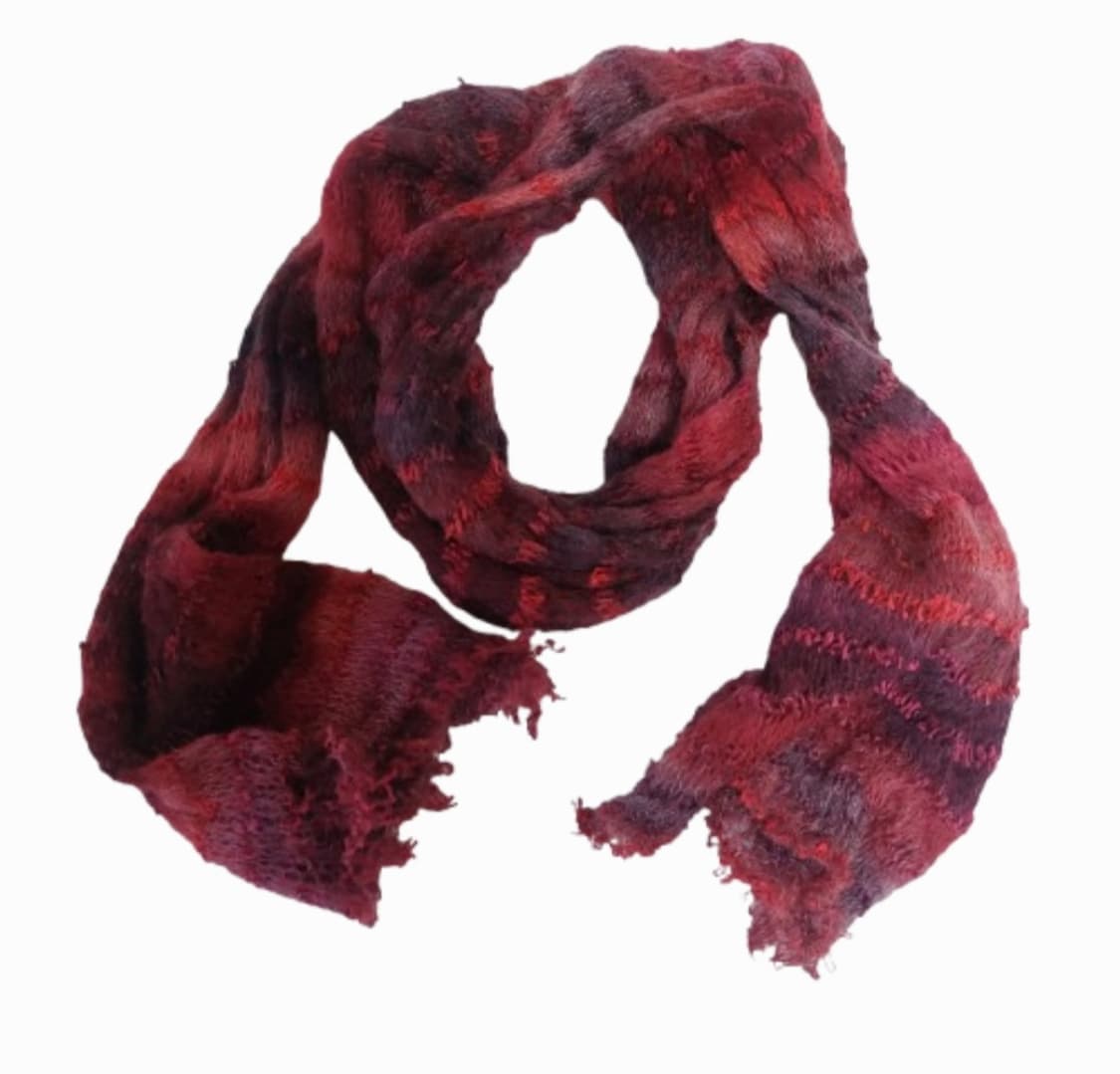 모리걸 자주색 분홍 핑크 머플러 스카프 상품이미지1