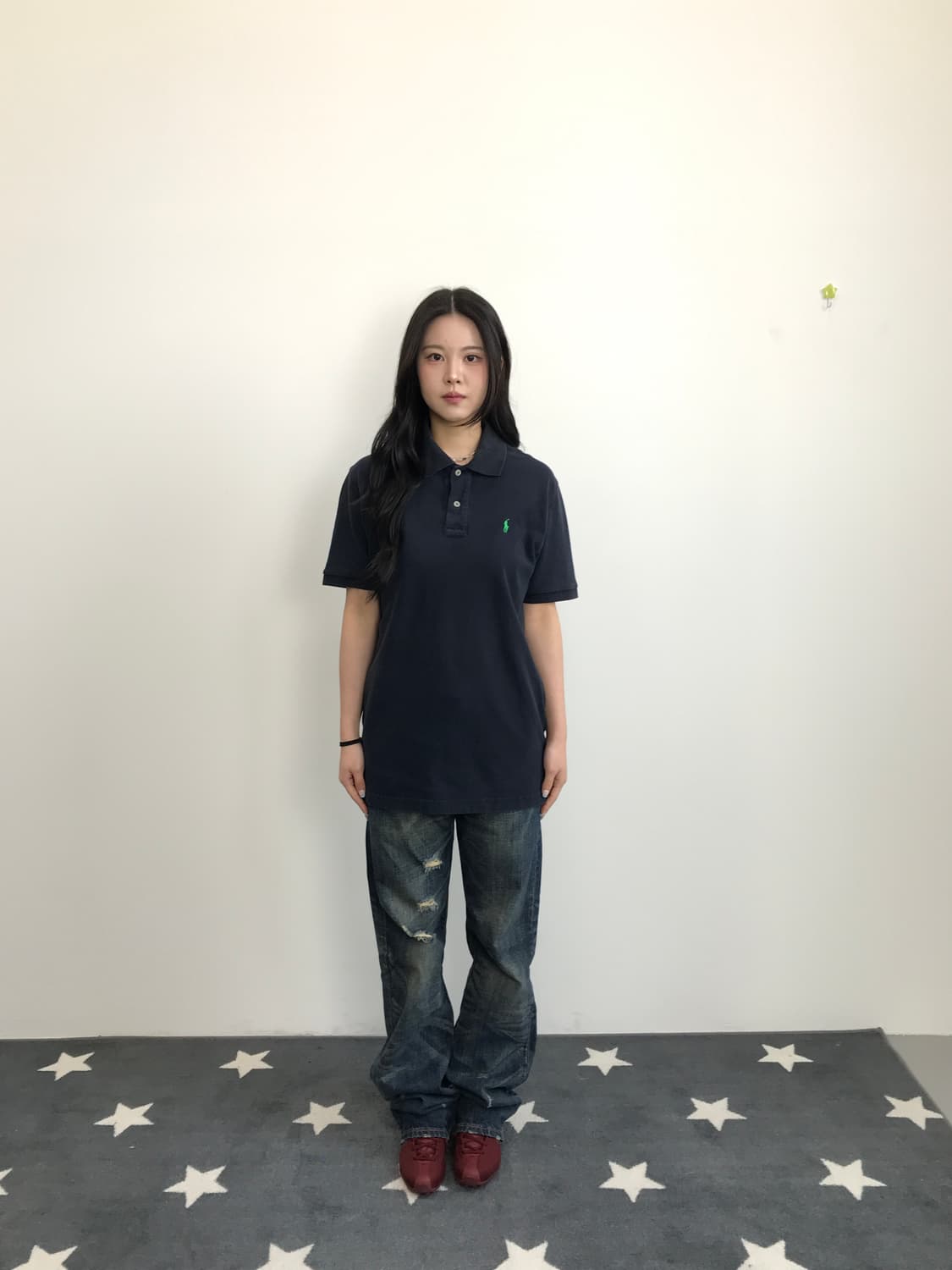 Polo Pony Black Polo Shirt 상품이미지1