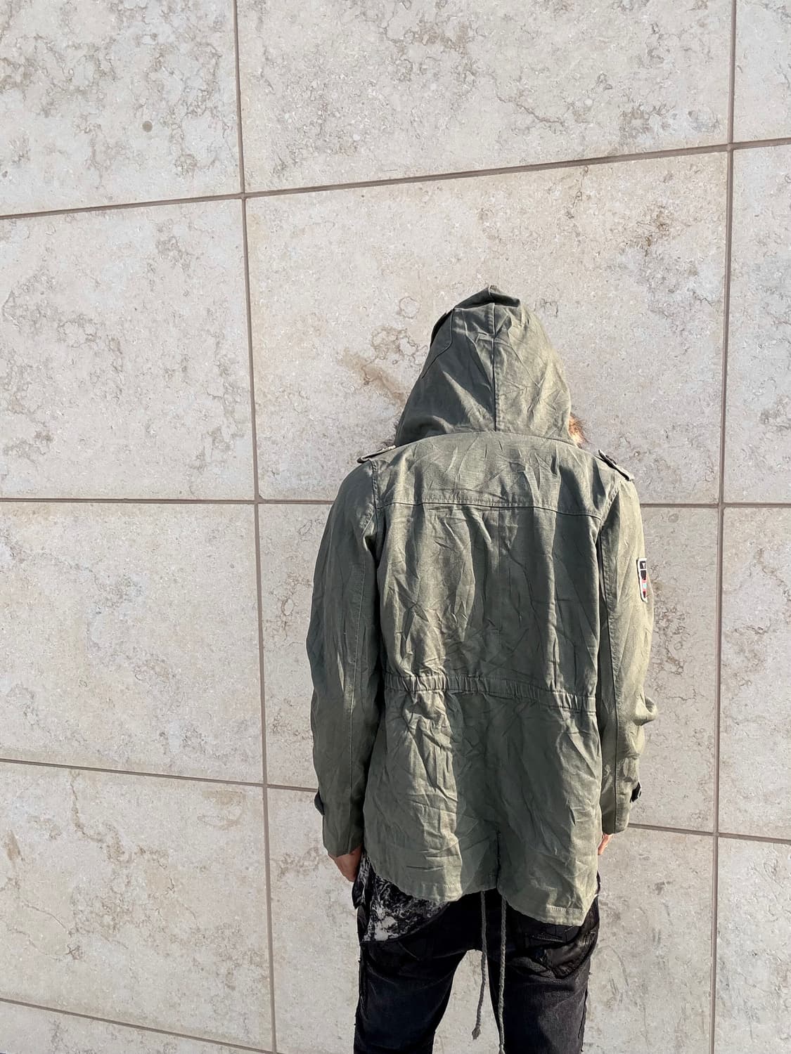 “ROXY”Y2K Grunge Fur Field Jacket 상품이미지4