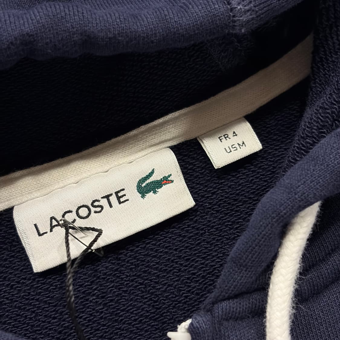 [M] 라코스테 네이비 스웻 후드집업 B477 상품이미지5