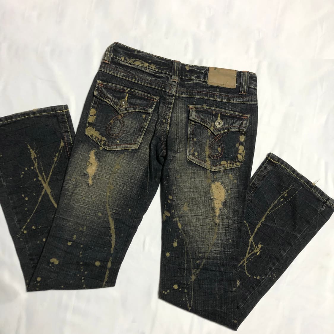 데미지 진 데님 팬츠 상품이미지4