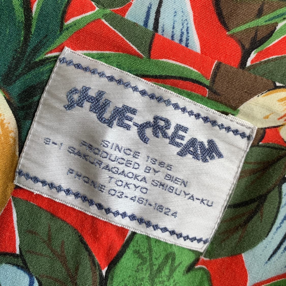 SHUE CREAM 빈티지 플라워 하와이안 셔츠 1588 상품이미지6
