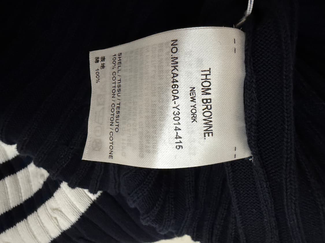 톰브라운 네이비 니트 상품이미지4