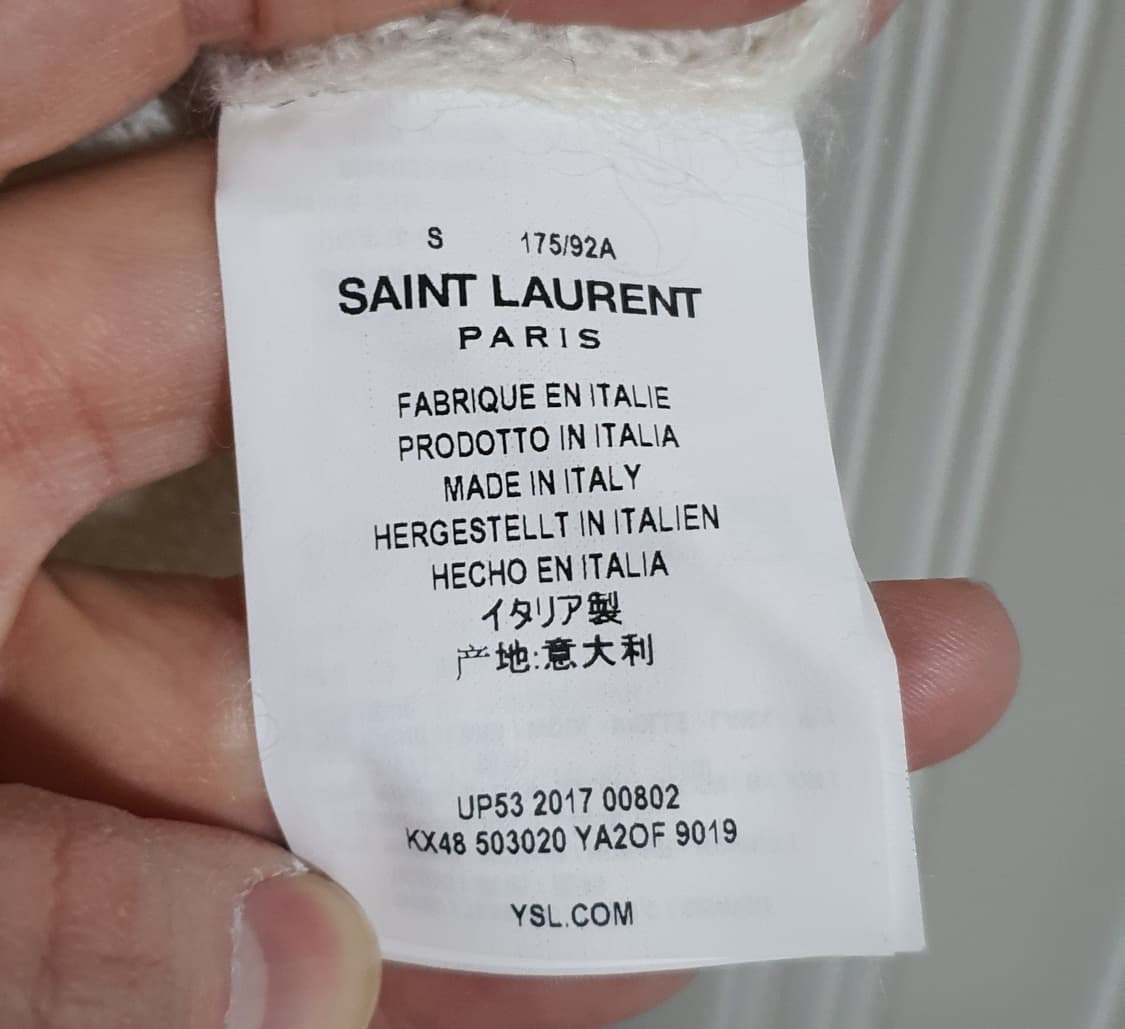 생로랑 강동원 모헤어 니트 상품이미지5