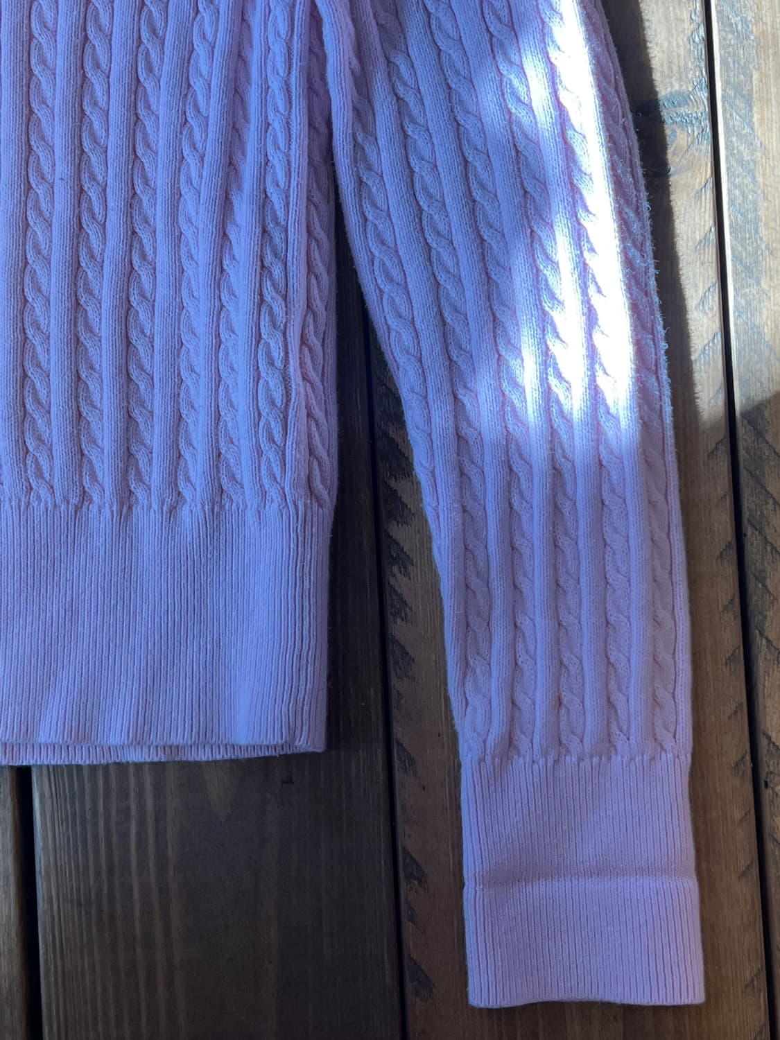 폴로 딸기우유 꽈배기 니트 카디건 상품이미지7