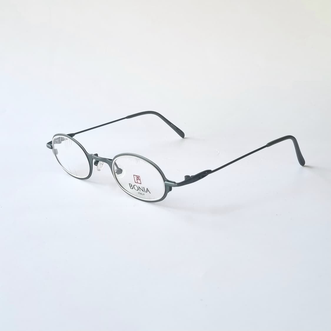 데드스탁 BONIA 빈티지 무드 미니멀 오벌 메탈 안경테 상품이미지4