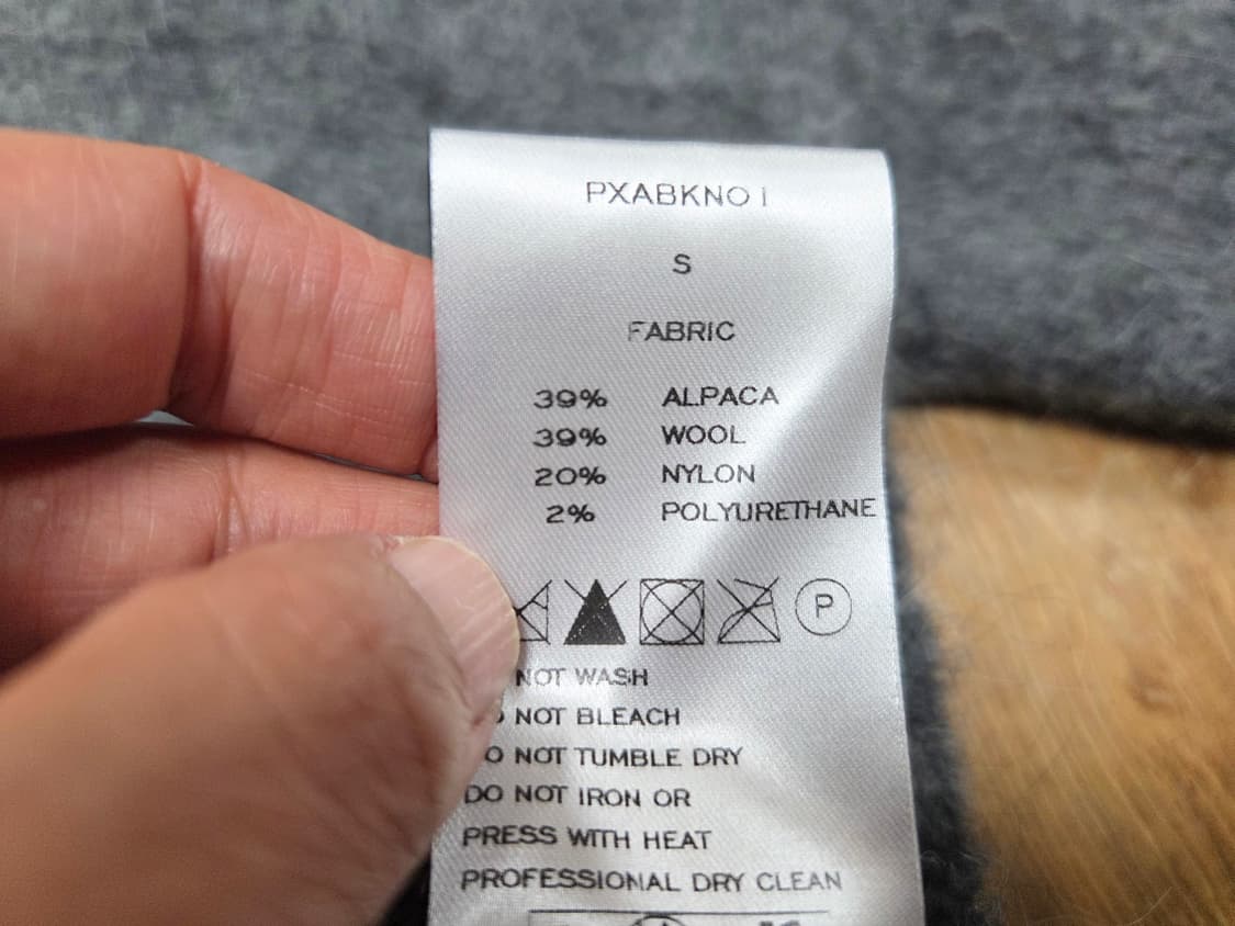 퍼블리카엑스(PUBLICKAX) 벨소매 알파카 울니트 55-66 새상품 상품이미지9