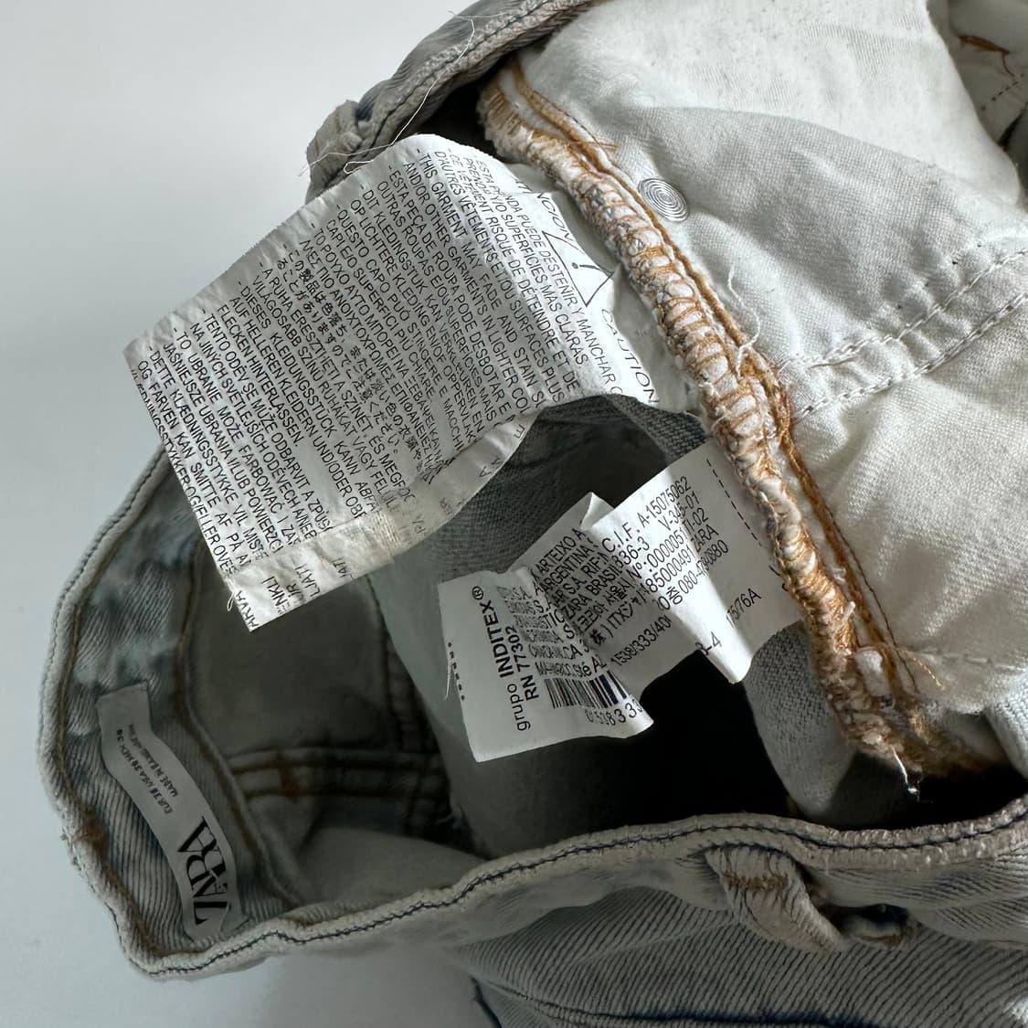 자라 멀티포켓 유틸리티 카고 데님 팬츠 상품이미지8