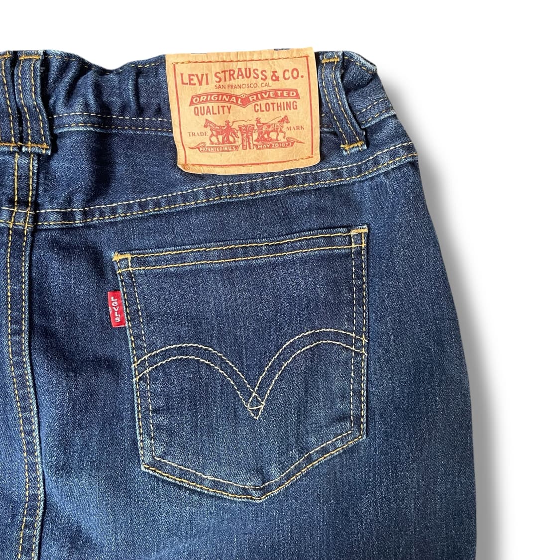 (30) 리바이스 레드탭 인디고 데님 미니스커트 상품이미지3