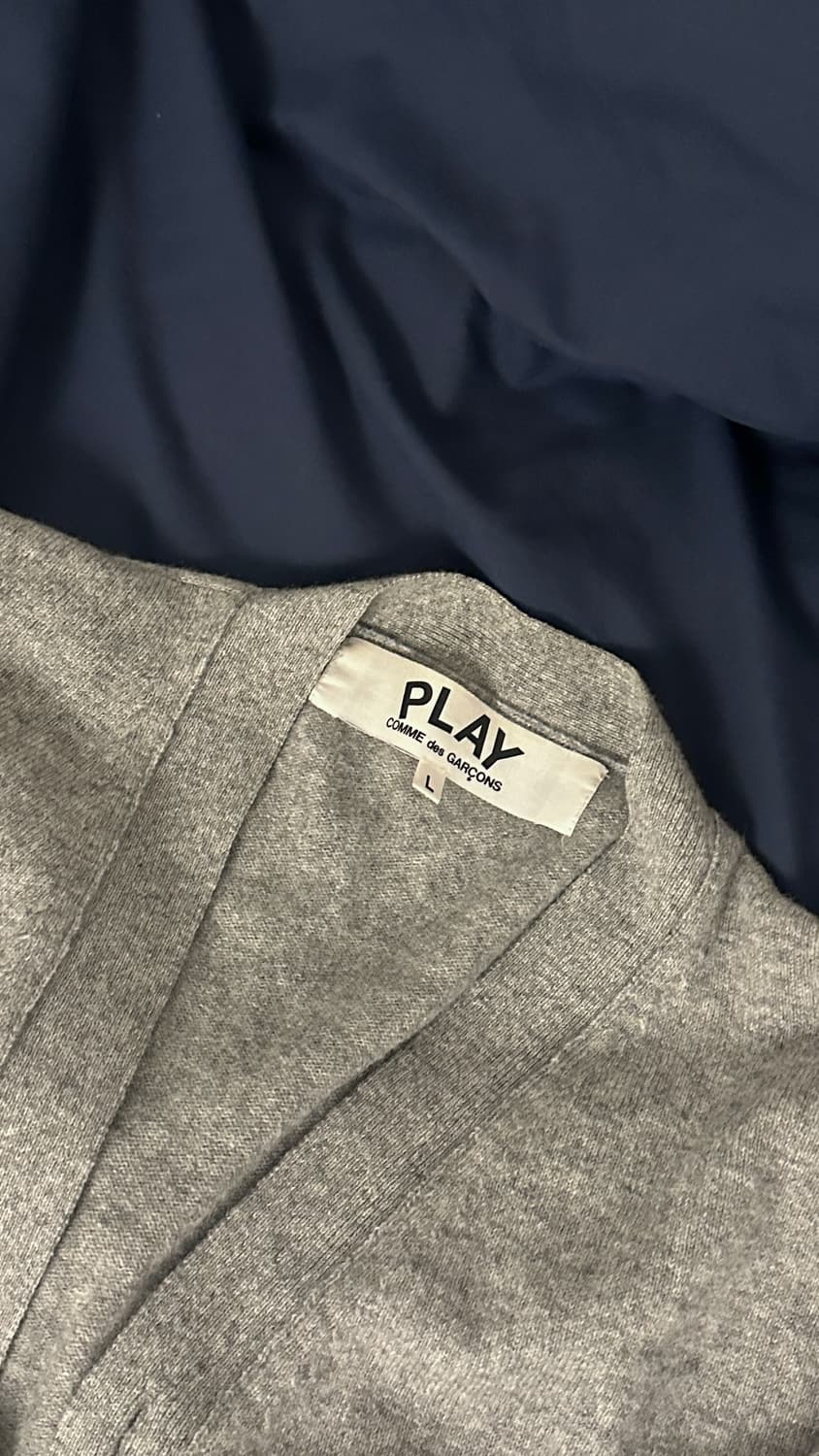 꼼데가르송 가디건 그레이 L 상품이미지4