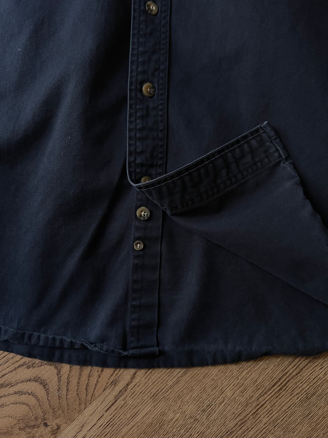 [2XL]칼하트 USA 2포켓 미드나잇 네이비 코튼 워크 셔츠 상품이미지4