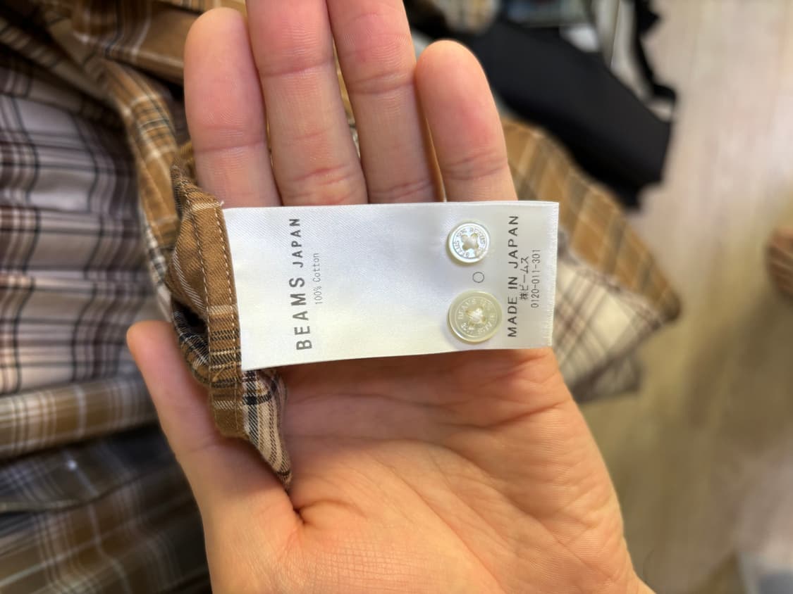 빔즈 체크셔츠  상품이미지4