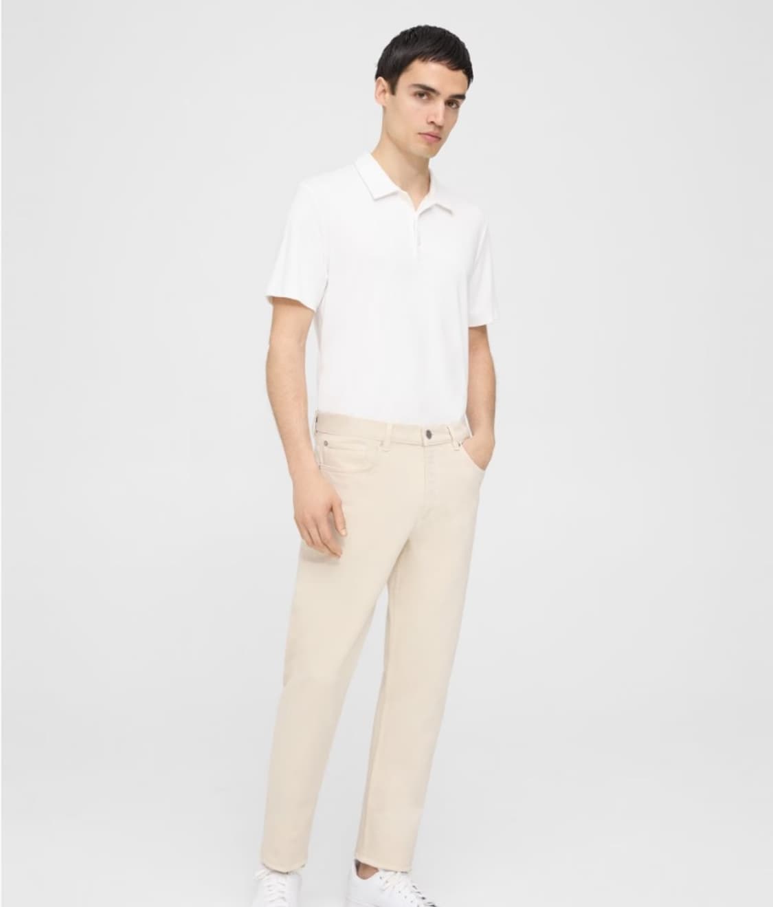 24SS)띠어리 애슬레틱핏 데님팬츠30"/아이보리샌드 상품이미지1