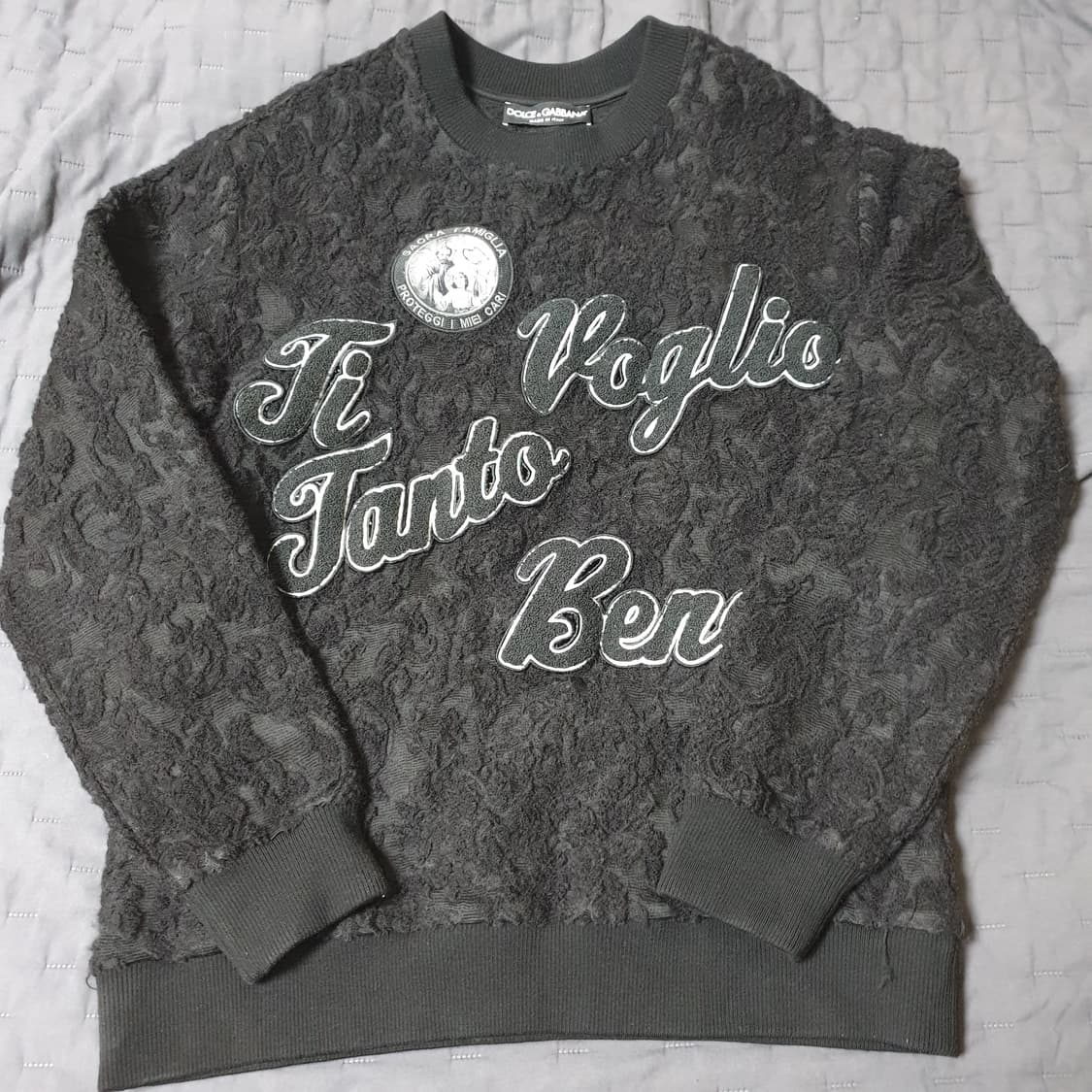 돌체앤가바나 런어웨이 자카드 맨투맨  상품이미지1