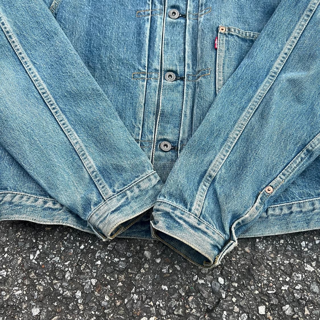 (40)  LEVIS 리바이스 1세대 빅 E 데님 자켓 90s 상품이미지6