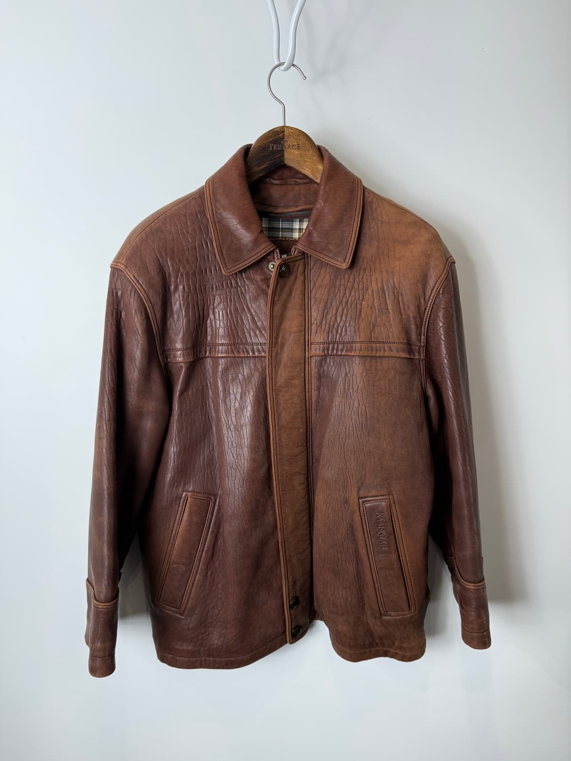빈티지 오버핏 양가죽 자켓  상품이미지1