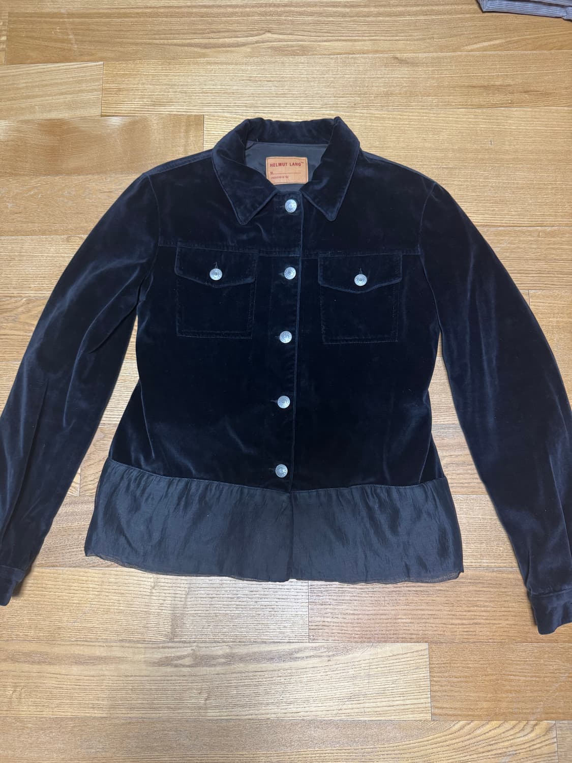 helmut lang 1997 벨벳자켓 상품이미지1