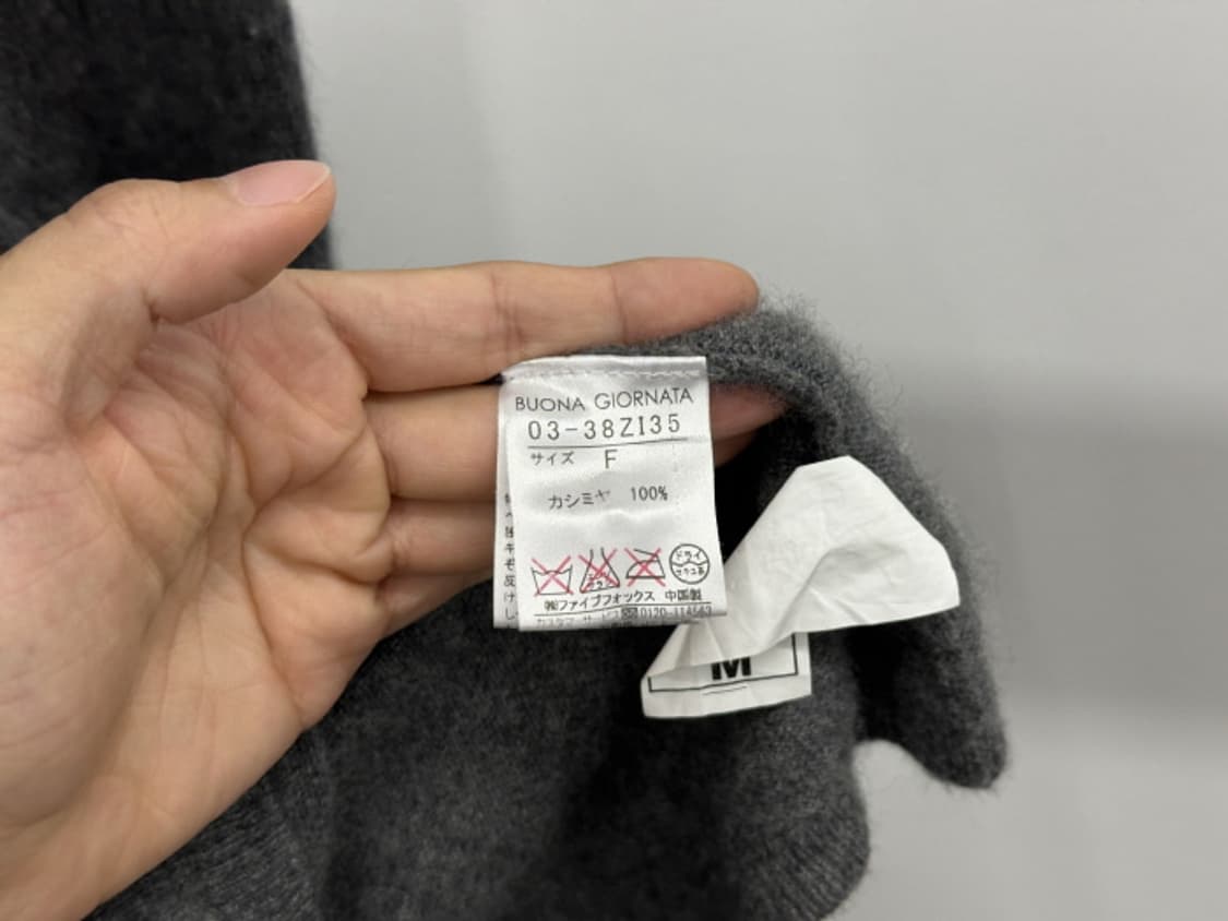 BUONA GIORNATANA_ cashmere 100% (M) 상품이미지8