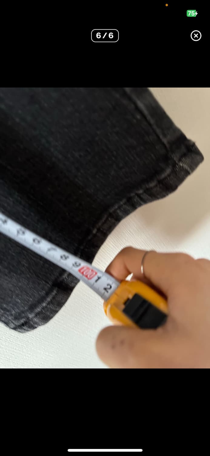 쓰리타임즈 흑청 부츠컷 상품이미지6