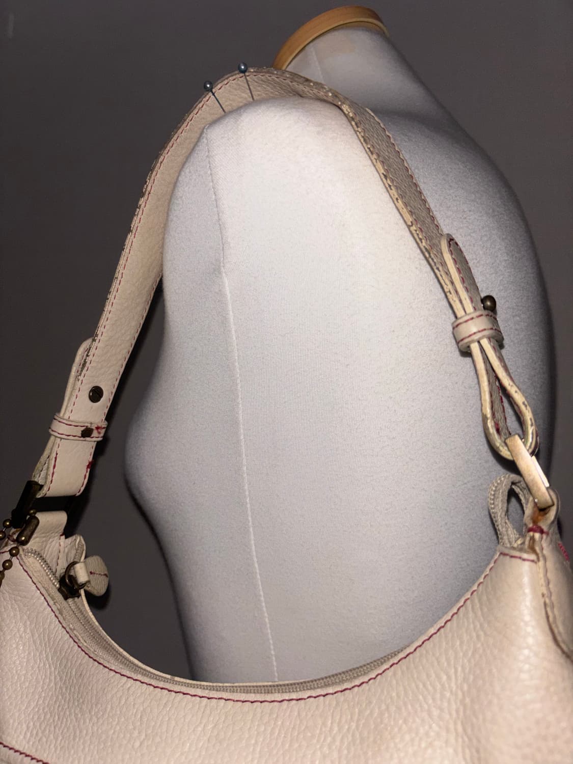 Anne klein vintage ivory shoulder bag 상품이미지5