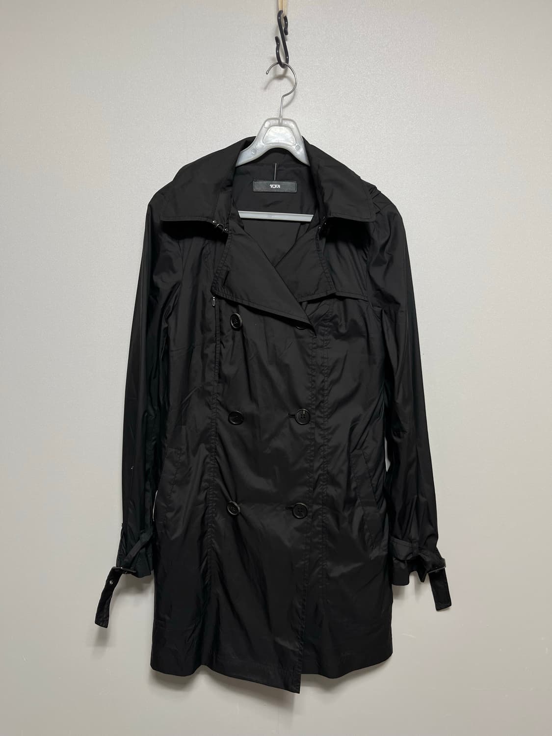 투미 TUMI 블랙 트렌치 코트 S 상품이미지1