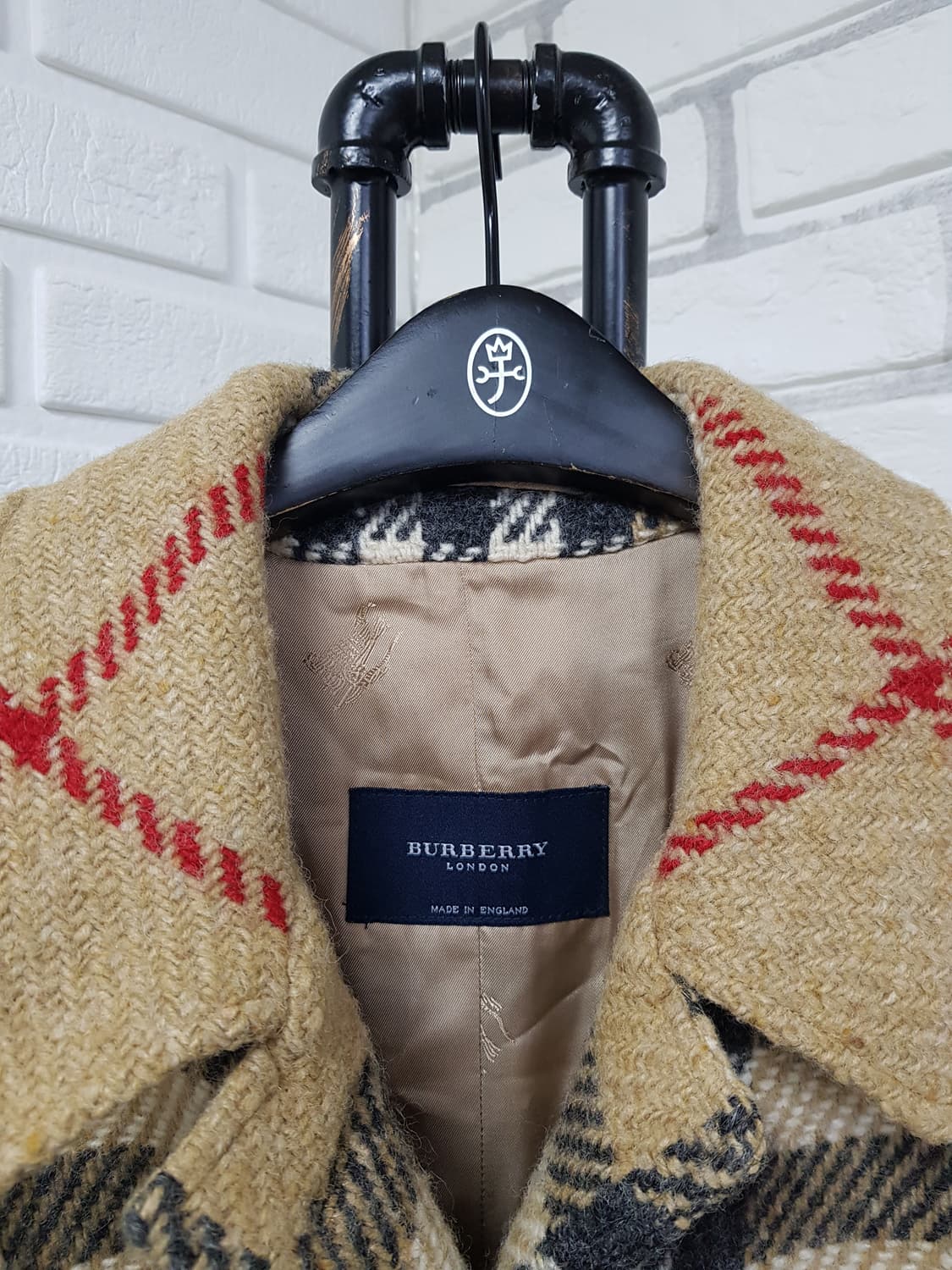 [uk10/55/정품] 버버리 노바체크 울코트 상품이미지2