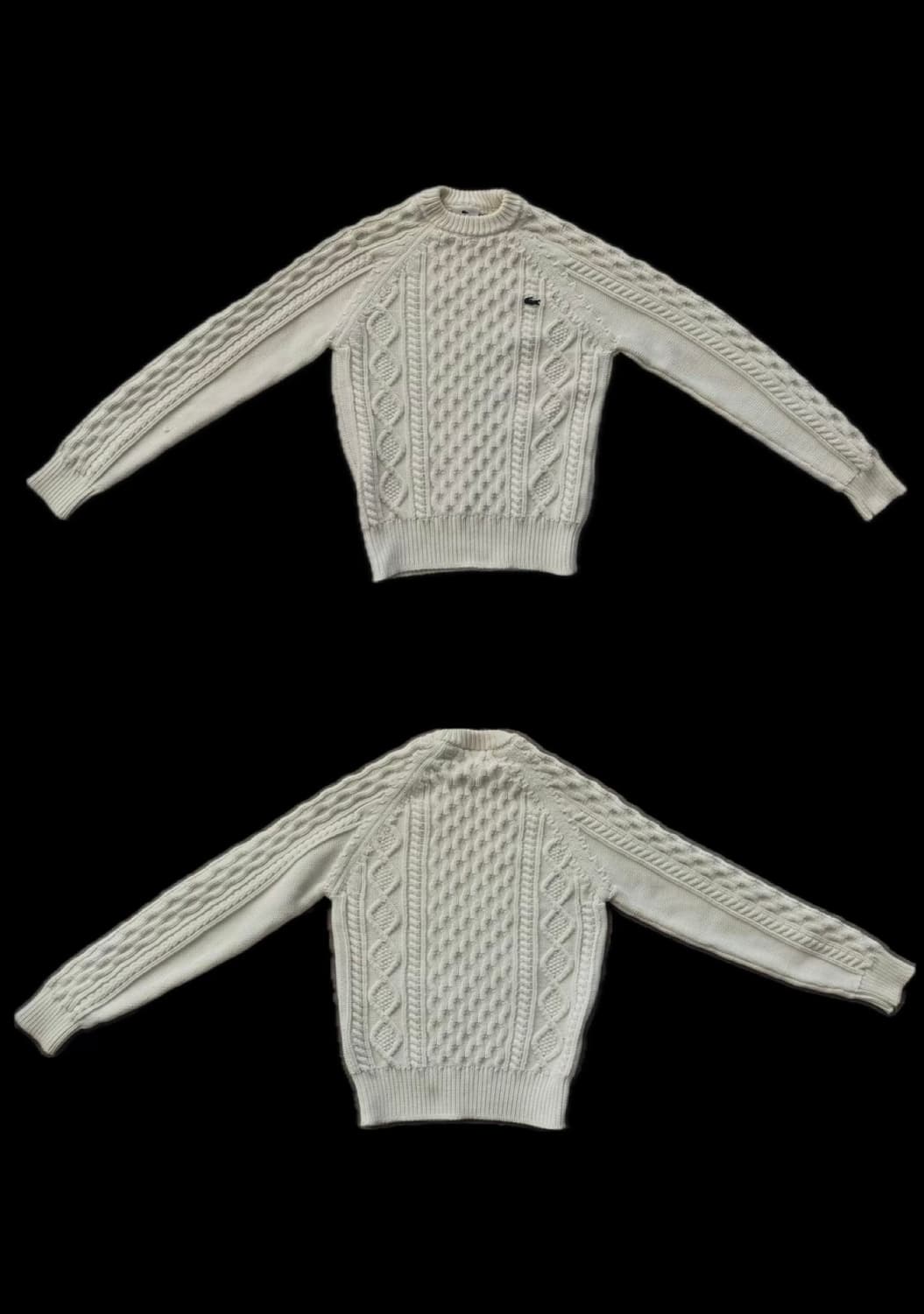 라코스테 케이블 니트 스웨터 S 상품이미지2